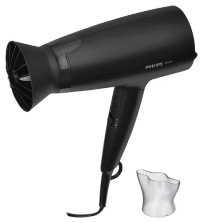 Tharëse flokësh Philips BHD308/10, 1600 W, e zezë