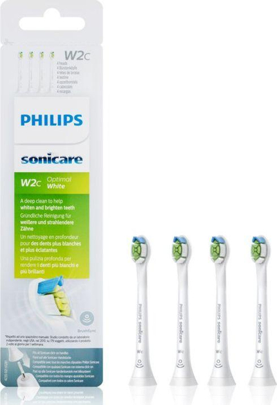 Kokë për furçë të dhëmbëve Philips HX6074 / 27, 4 copë, të bardha