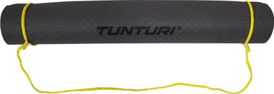 Dyshek fitness Tunturi TPE, 3 mm, antirrëshqitës, gri me të verdhë