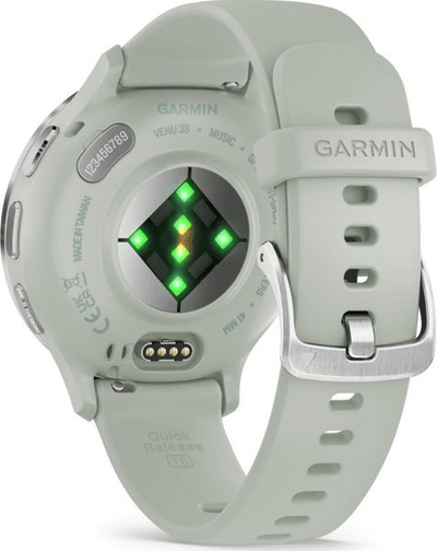 Ore sportive Garmin Venu 3S, 1.2" AMOLED, GPS, jeshile Mint