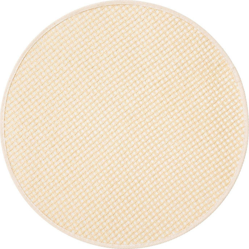 Nënpjatë tavoline Secret de Gourmet, rrumbullake 38 cm, prej jute, bezhë