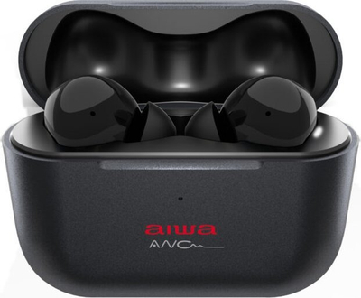 Kufje wireless Aiwa EBTW-888ANC, in-ear, me anulim zhurmash, të zeza