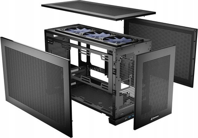 Kullë kompjuteri Sharkoon QB One, mini tower, USB 3.0, e zezë