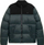 Xhaketë dimri 4F Quilted H4Z21-KUMP009, Regular Fit, e kapitonuar, jeshile e errët me të zezë