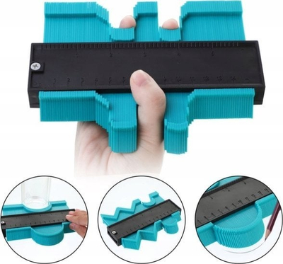 Shabllon konturash GEKO G65002, plastikë e fortë, jeshil