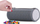 Pena PIXIE CREW me panel silikoni, 20 cm, gri