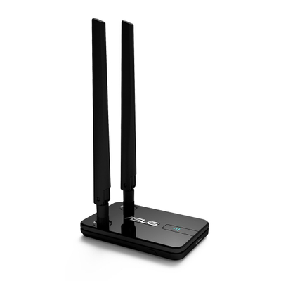 Përshtatës rrjeti Wi-Fi ASUS USB-AC58, USB 3.0, me dy antena, i zi