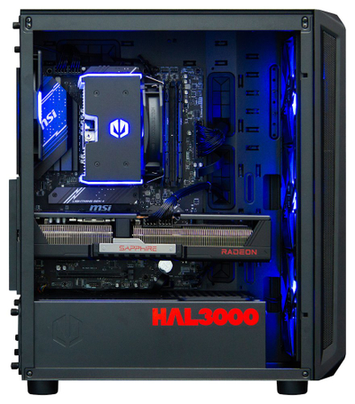 Kompjuter HAL3000 Alfa Gamer Pro XT, AMD Ryzen 7 7800X3D, 32GB RAM DDR5, 2TB PCIe4 SSD, AMD RX 9070 XT, i zi
