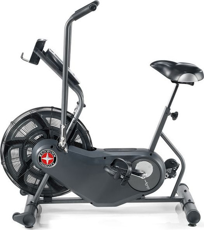 Biçikletë stërvitje Schwinn Airdyne AD6, me ajër për rezistencë, ekran LCD, gri e errët
