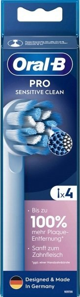 Kokëzat zëvendësuese Oral B Sensitive Clean, 4 copë, të bardha
