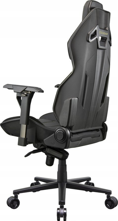 Karrige gaming Cougar Hotrod Royal, lëkurë sintetike, krahë që rregullohen, e zezë me ari