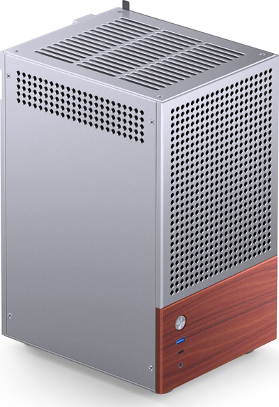 Компјутерско куќиште Jonsbo T6 Mini ITX, 13.7L, панел од калено стакло, сребрено