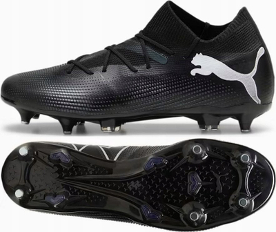 Këpucë futbolli Puma Future 7 Match MxSG 107714 02, për fusha të buta, për burra, gri