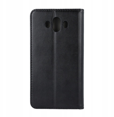 Futera magnetike Smart për Samsung Galaxy A55 5G, lëkurë eko, me këmbë mbajtëse, e zezë