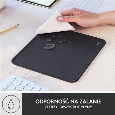 Глушец Logitech M100 со подлога за глушец Studio Series, 1000 DPI, со кабел USB, графитно сива