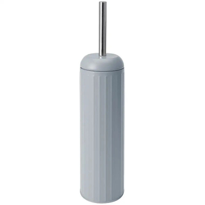 Furçë tualeti Bathroom Solutions me enë të mbyllur, metalike, gri