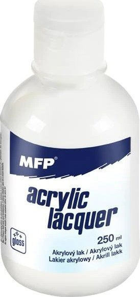 Llakk akrilik MFP Gloss, 250 ml, me shkëlqim, transparent