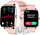 Smartwatch Giewont GW230-1, ekran me prekje, rose gold rozë
