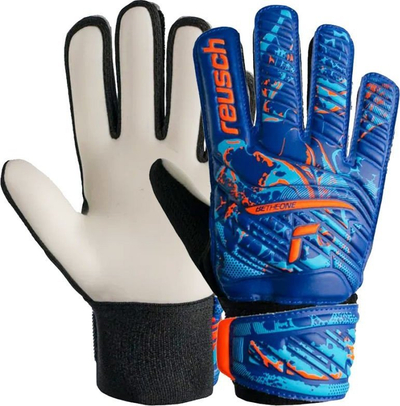 Doreza portjeri Reusch Attrakt Starter Solid, për të rritur, pa fingersave, shumëngjyrëshe
