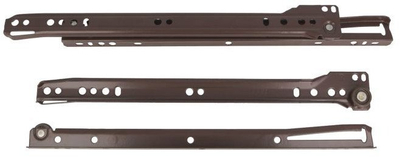 Set udhëzuesish për sirtarë Brown, plastikë, ngjyrë kafe