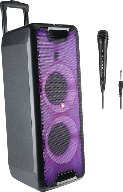 Kuti zëri NGS Wild Rave 2, 300W, Bluetooth TWS, LED, e zezë