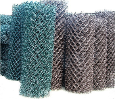 Rrjetë metalike PVC, 10m, tel 2.0mm, 1.5m, grafit