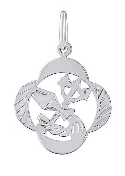 Varëse argjendi Silvego Little Creature Aquarius SILVEGOB10281S02, shenja e Ujorit, argjend