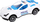 Makinë policie lodër Technok Police Car, plastikë, për fëmijë, e bardhë blu