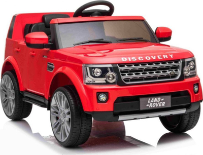 Makine elektrike per femije Ramiz Land Rover Discovery, telekomande, targe dekorative, e kuqe