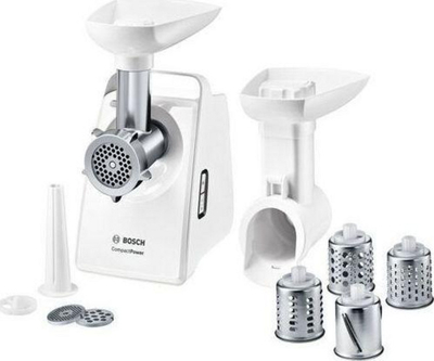 Bluarëse mishi Bosch MFW3X10B, 2.5kg / min, 2000W, e bardhë