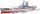 Set blloqesh COBI Battleship Yamato 4833, 2665 copa, shkalla 1:300