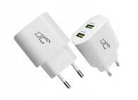 Karikues muri LTC FAST MAINS CHARGER, 2x USB A QC, 20W, i bardhë