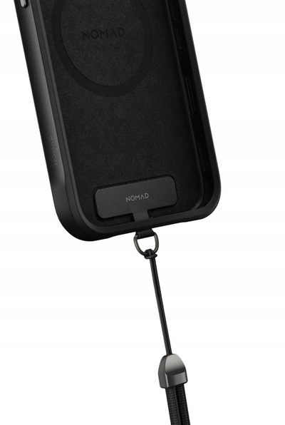 Mbrojtëse telefoni Nomad Rugged Case, për iPhone 2025 Pro, MagSafe, e zezë