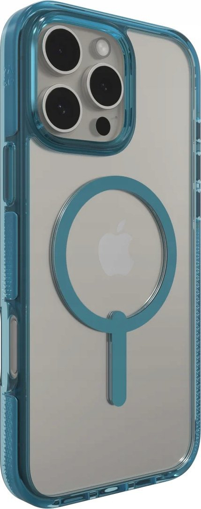 Mbrojtëse telefoni ZAGG Santa Cruz Snap për iPhone 16 Pro Max, me MagSafe, blu