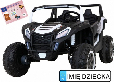Makine lodër elektrike Ramiz ATV 4x4, 24V 14Ah, 4x200W, bardh e zez