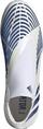 Këpucë futbolli adidas Predator Edge.1 TF GW3655, pa lidhëse, për tapet artificial, të bardha me blu