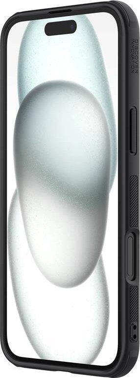 Kapotë telefoni Nillkin Super Frosted Shield Pro për iPhone 16 Pro Max, TPU PC, mban mirë nga goditjet, e zezë