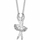 Qafore për femra CRYSTalp 30192.CRY.R, 47cm, e argjendtë