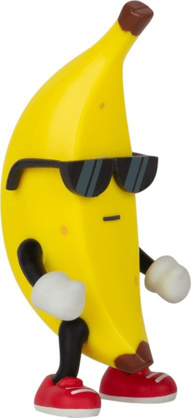 Figurina loje Stumble Guys Mini Action Figures, set me 3 copë, Banana Guy Chicken Capt Nohart, shumëngjyrëshe