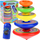 Lodër rrotulluese Arcade Game Mega Spinner ZA4730, set piramidë, shumëngjyrëshe
