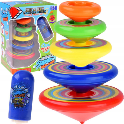 Lodër rrotulluese Arcade Game Mega Spinner ZA4730, set piramidë, shumëngjyrëshe