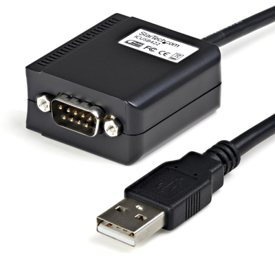 Kabllo adaptuese USB në RS422/485 StarTech ICUSB422, port DB9, pa furnizim nga jashtë, e zezë