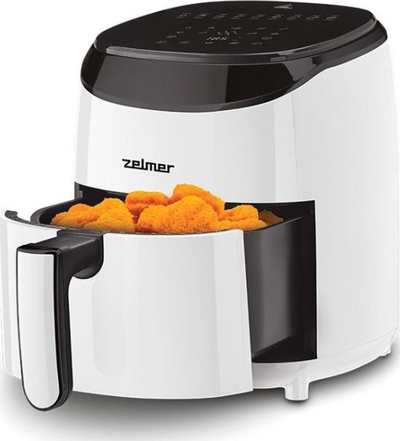 Fritezë ajrore Zelmer Oil-Free ZAF3551W, 3.5L, 1200W, e bardhë
