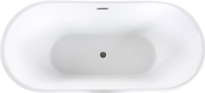 Vaskë e pavarur PINEL 1700 x 800 mm, ovale, e zezë