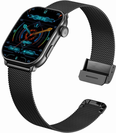 Orë e mençme Gravity GT28-3, 22mm, IP68, e zezë