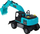 Lodër eskavator Leantoys Hercules 3000HP, për tu montu me kaçavidë, blu