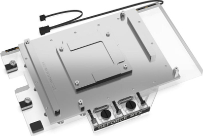 Bllok uji Alphacool Eisblock Aurora RTX 4070 Ti ROG Strix, me backplate, RGB, transparent