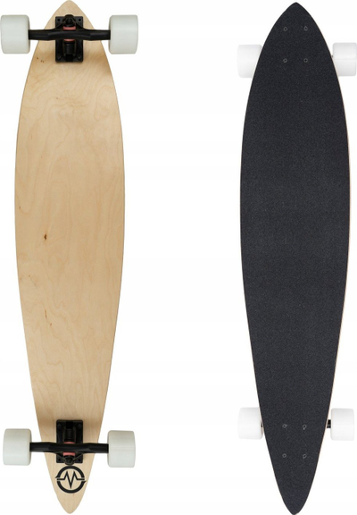 Longboard Master Pintail 41", 8 shtresa panje, rrota PU 78A, shumëngjyrësh