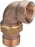 Kapëse këndore bronxi Viega 3088, me fileto BSPT R 1 1/4", 3 pjesësh