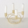 Qiriushe dekorative ChristmasGo Glam Delilah, metal, festive